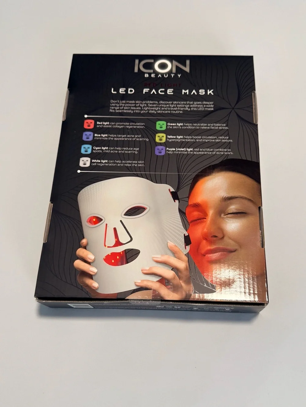 ICON Beauty LED Red Light Face Mask | NWT